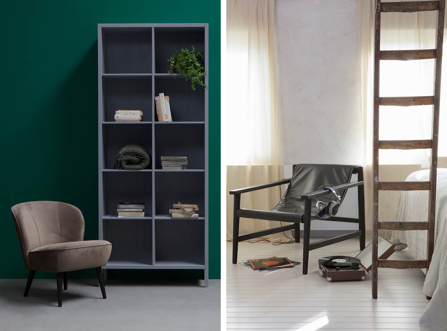 Sara fauteuil WOOOD | Sling fauteuil BePureHome